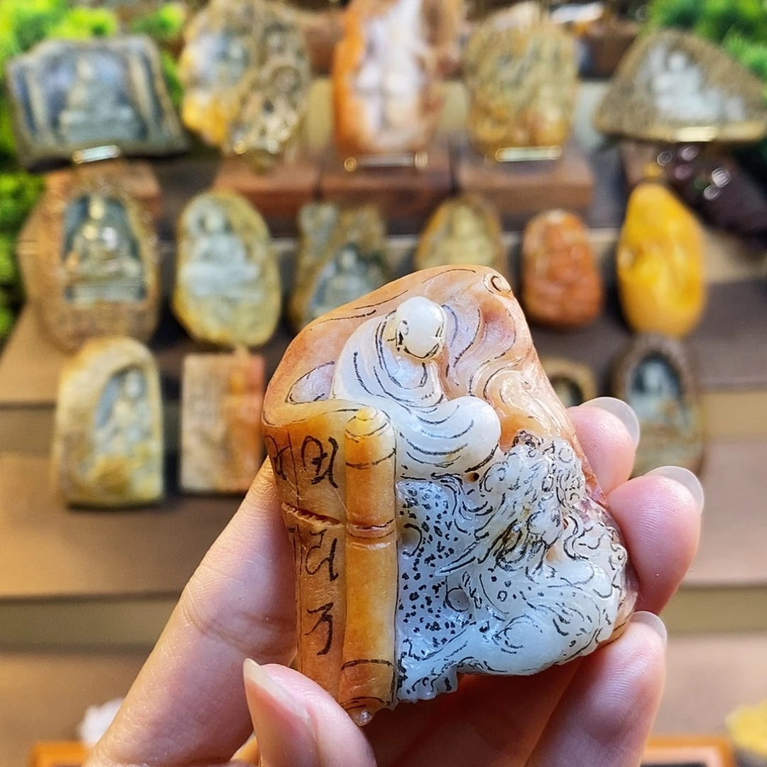 定制翡翠未镶嵌翡翠挂件