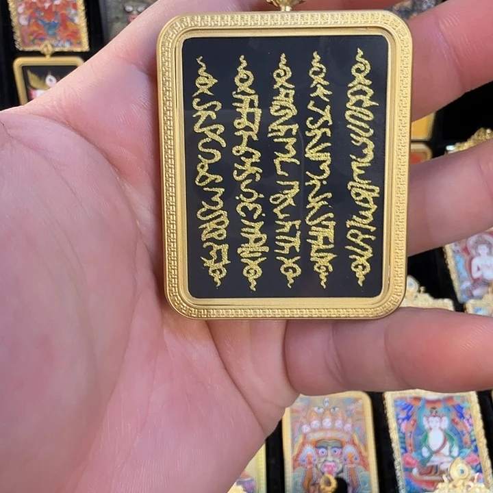 吊坠五道经唐卡^_^