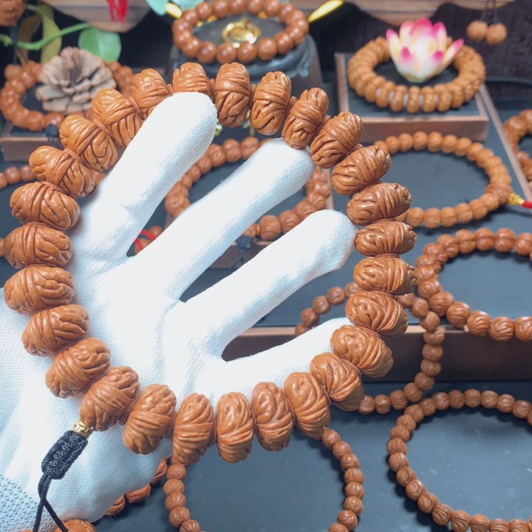 桃核吊坠北****松23金鱼眼伏魔圈