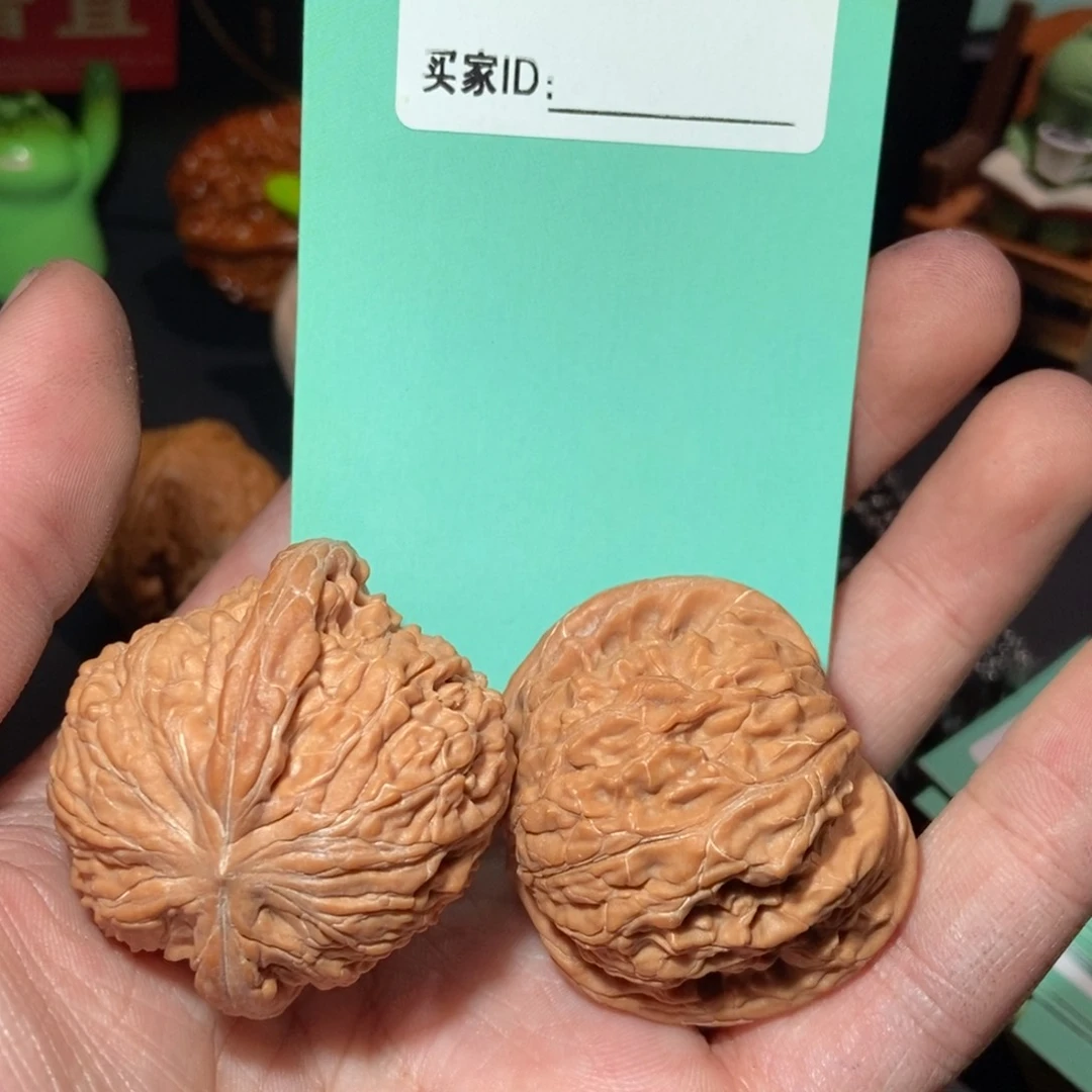 文玩核桃把件八***鞭107磨盘