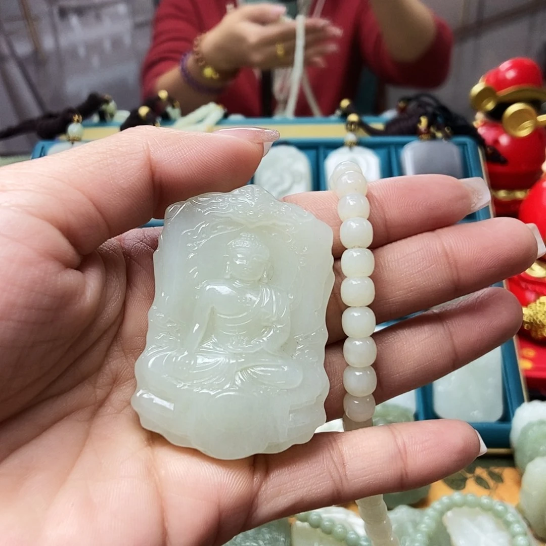 和田玉颈饰未镶嵌一****8