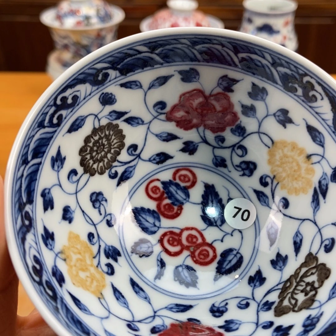 手绘现代茶具非古董