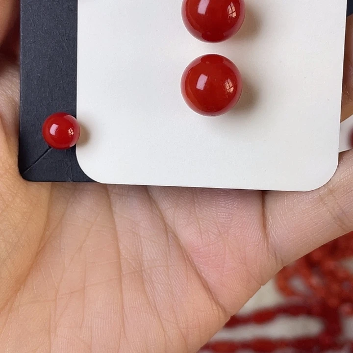 ****洋合金合金ak耳钉 4g珠子