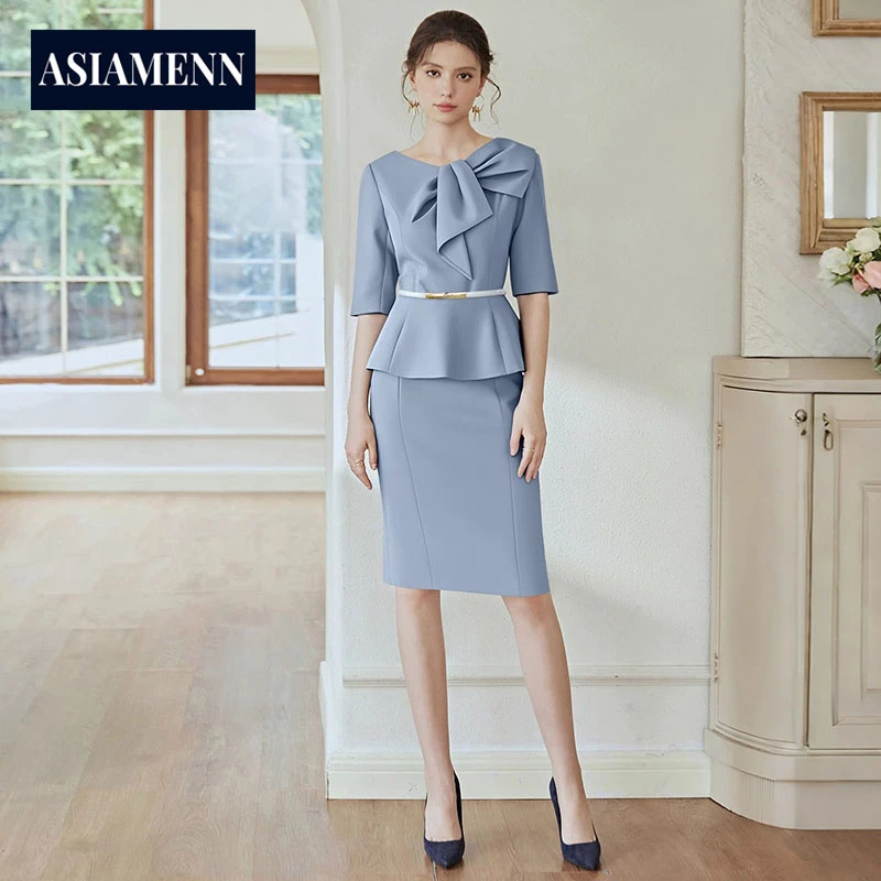 时尚气质连衣裙2025年夏季新款正式场合主持人医美气质减龄工作服