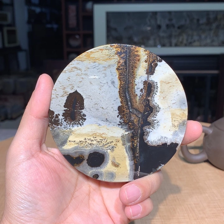 广西国画石摆件，观赏收藏