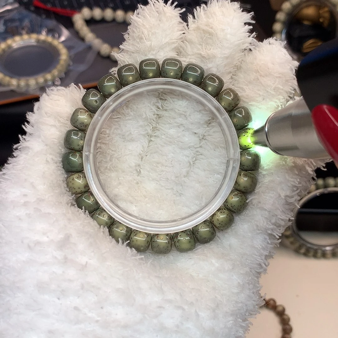 手串星月菩提B绿冰 9-8