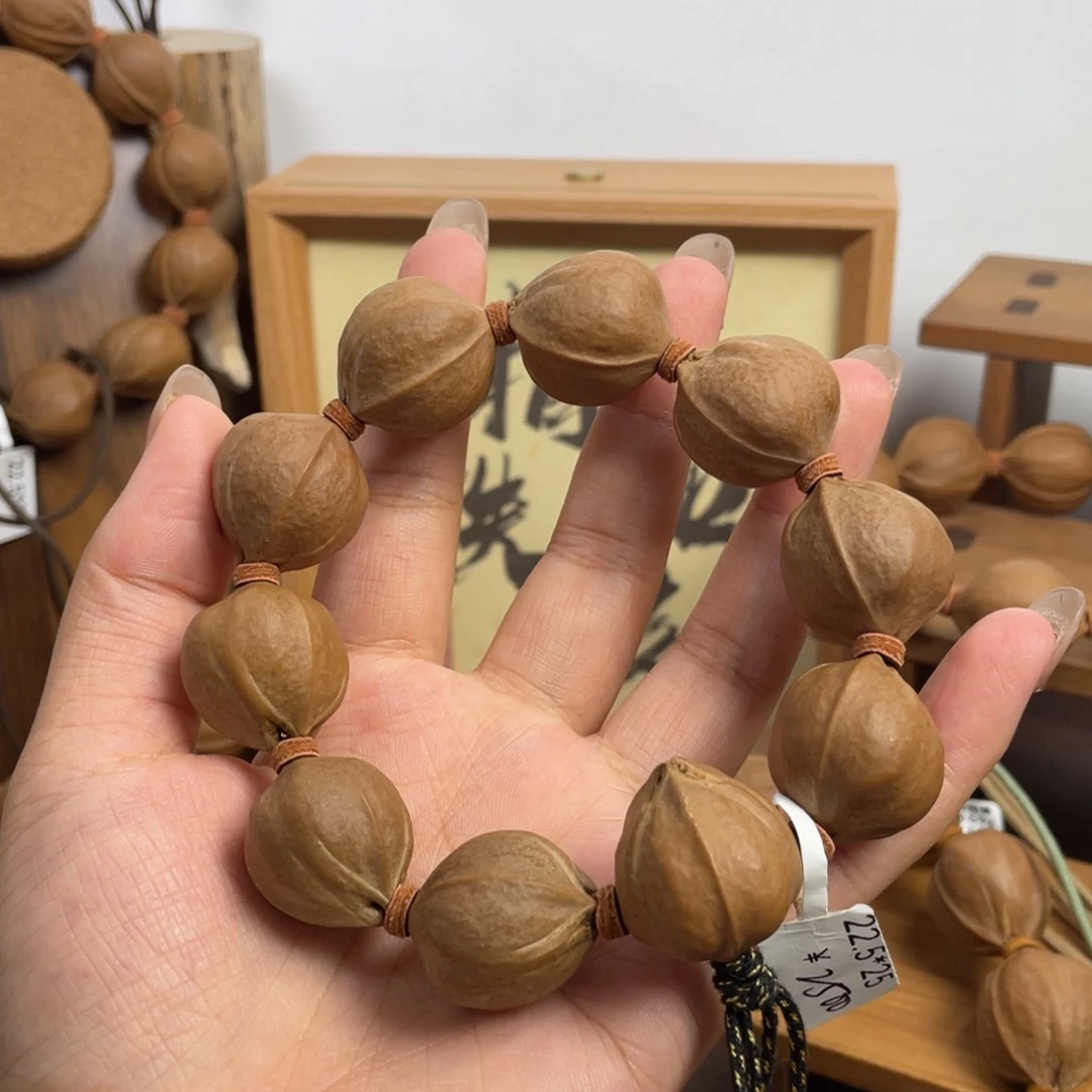 平***乐橄榄核手串/手链22.5^25梅林铁核