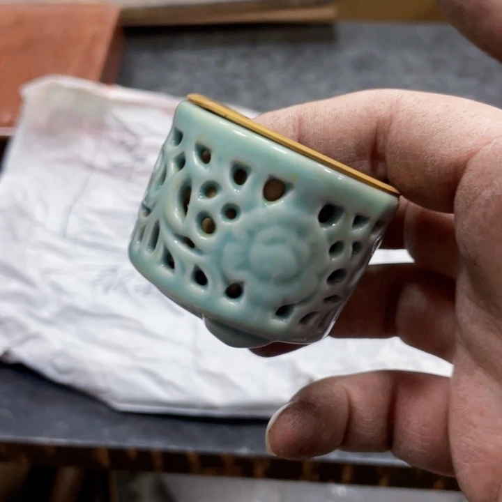 瓷片论*郎瓷制作工艺品摆件