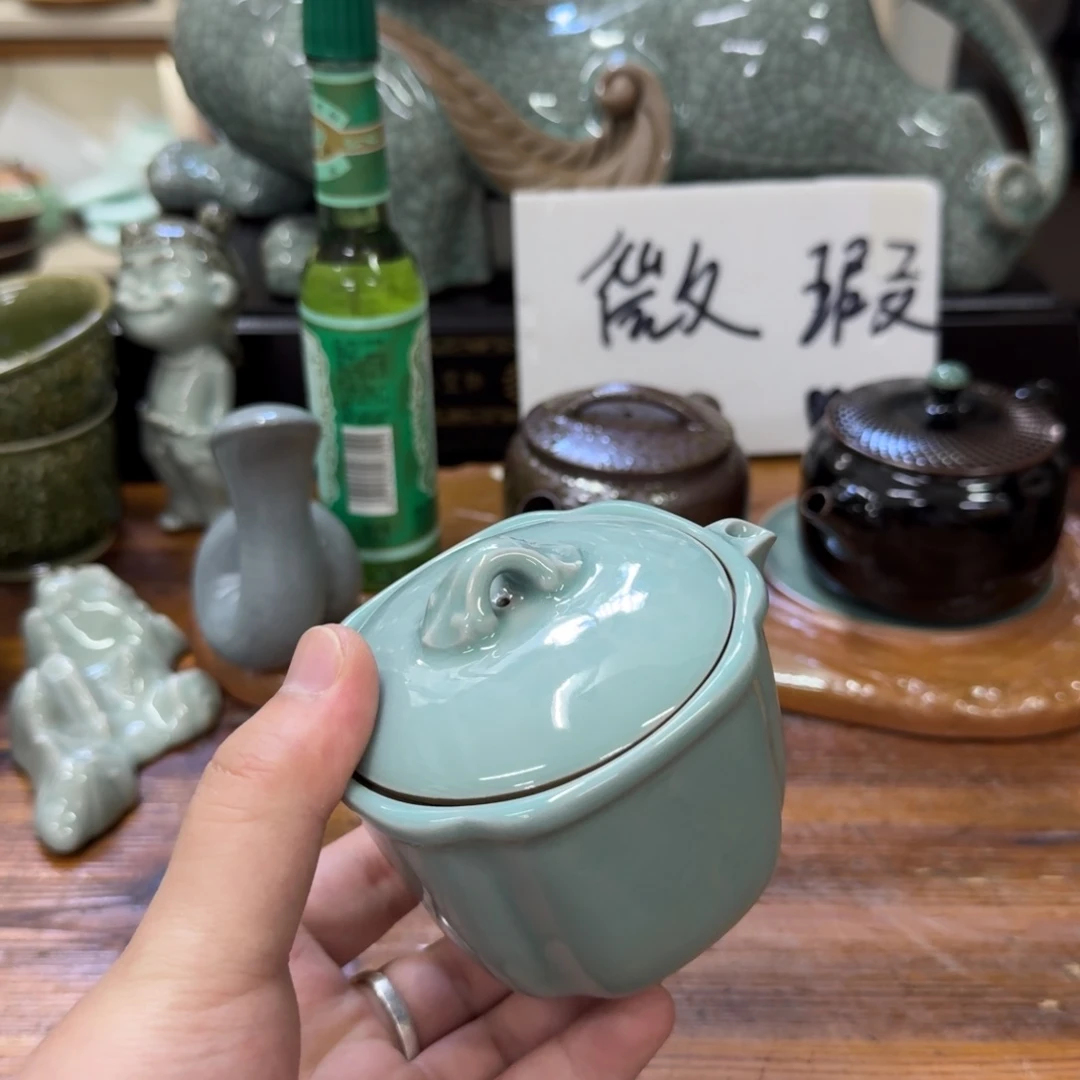 龙泉青瓷小仲茶具3850