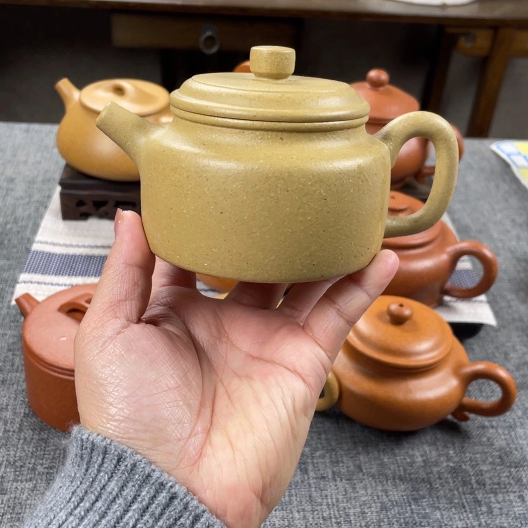 紫砂茶壶本绿德钟全手30目190