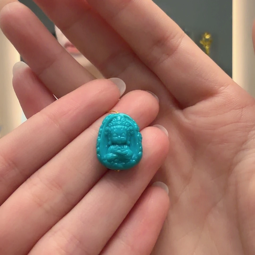 绿松石未镶嵌颈饰