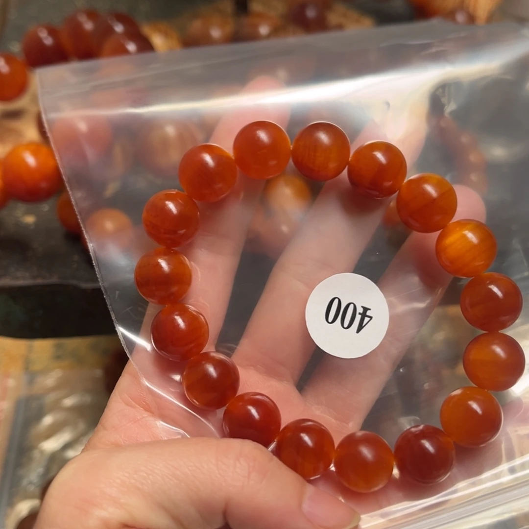 游***1松木（琥珀木）手串/手链400号1.3包浆