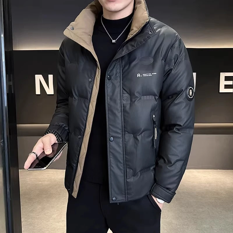 【反季清】立领轻薄羽服男士冬季2024新款加厚保暖男生衣服高级感