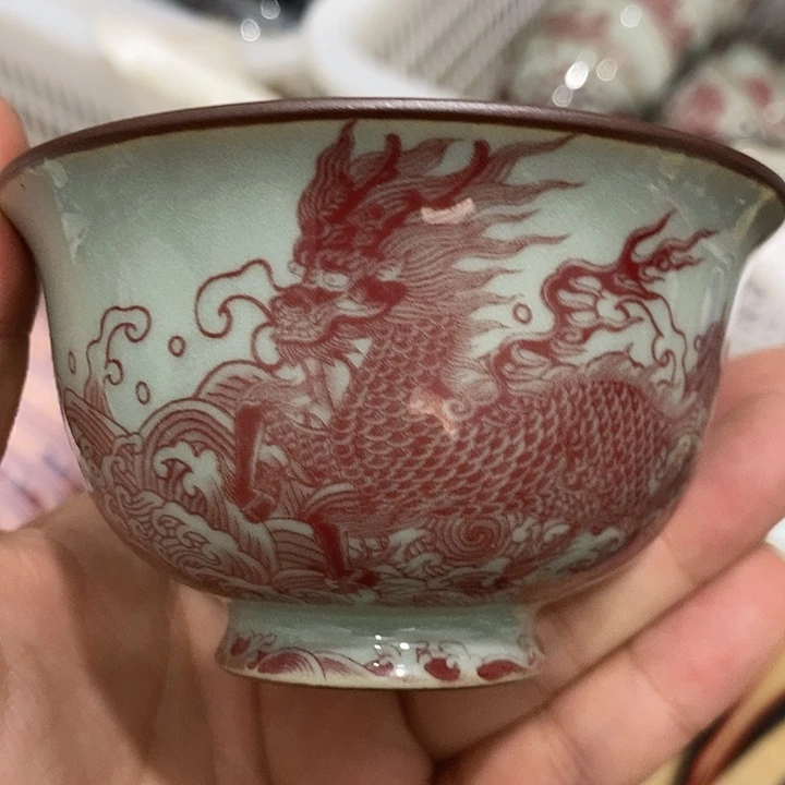 摆件景德镇陶瓷主人杯14556