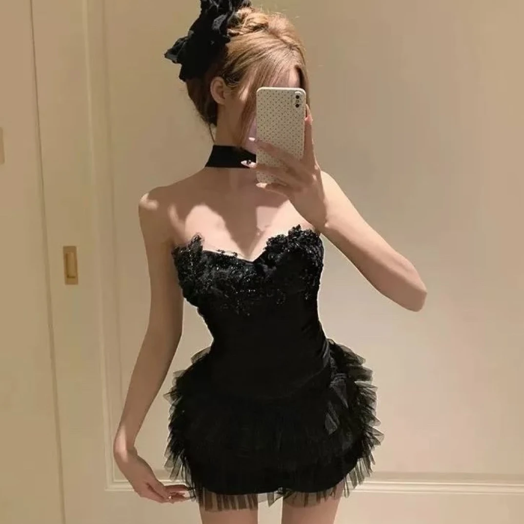 夏季性感收腰短裙清新甜美连衣裙（下单以直播间为主）