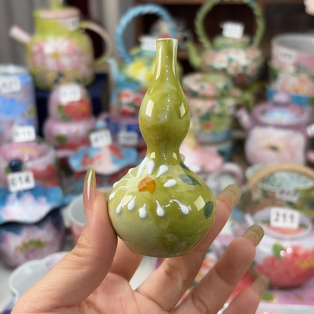 景德镇手绘高温釉下彩陶瓷茶具