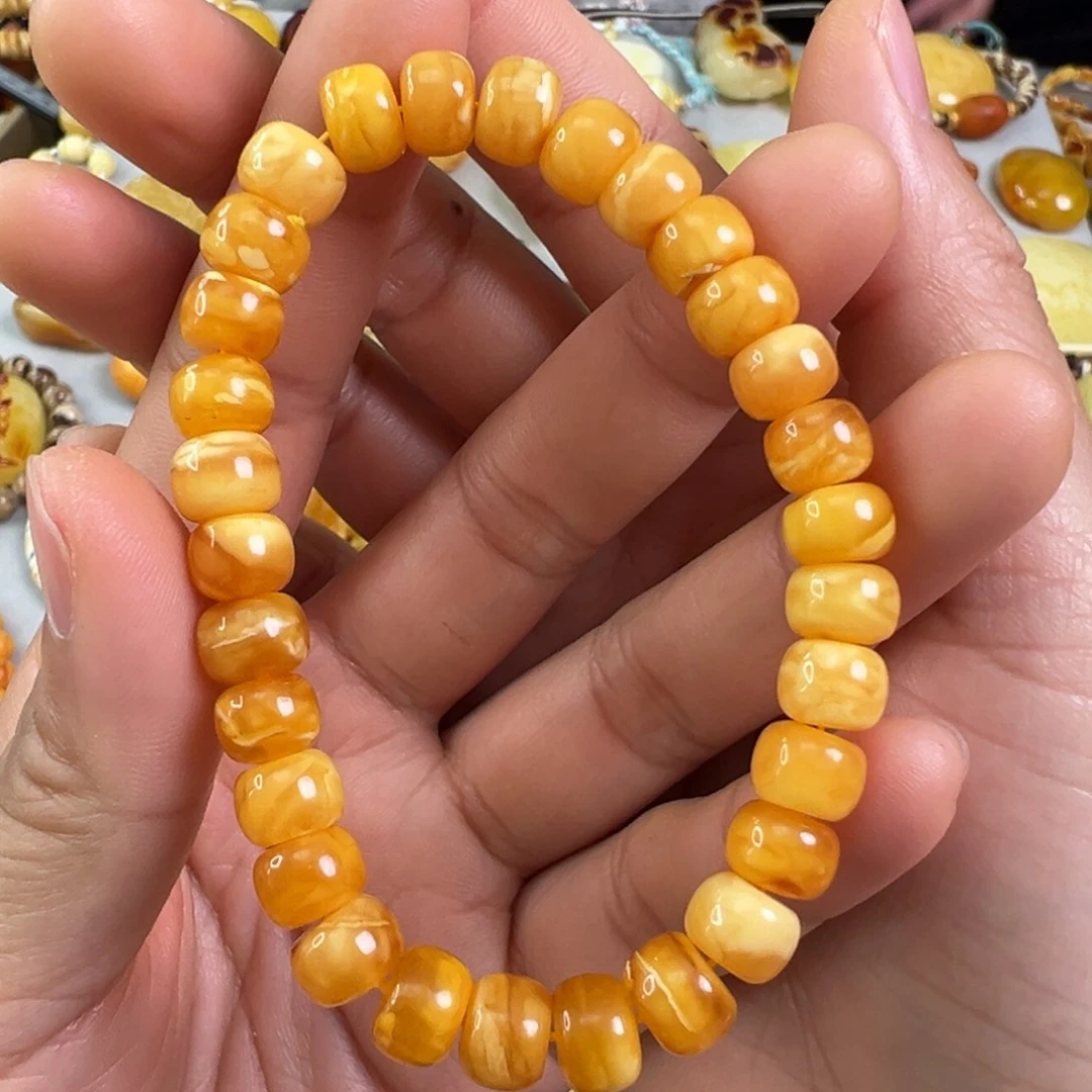 蜜蜡裸石未镶嵌蜜蜡