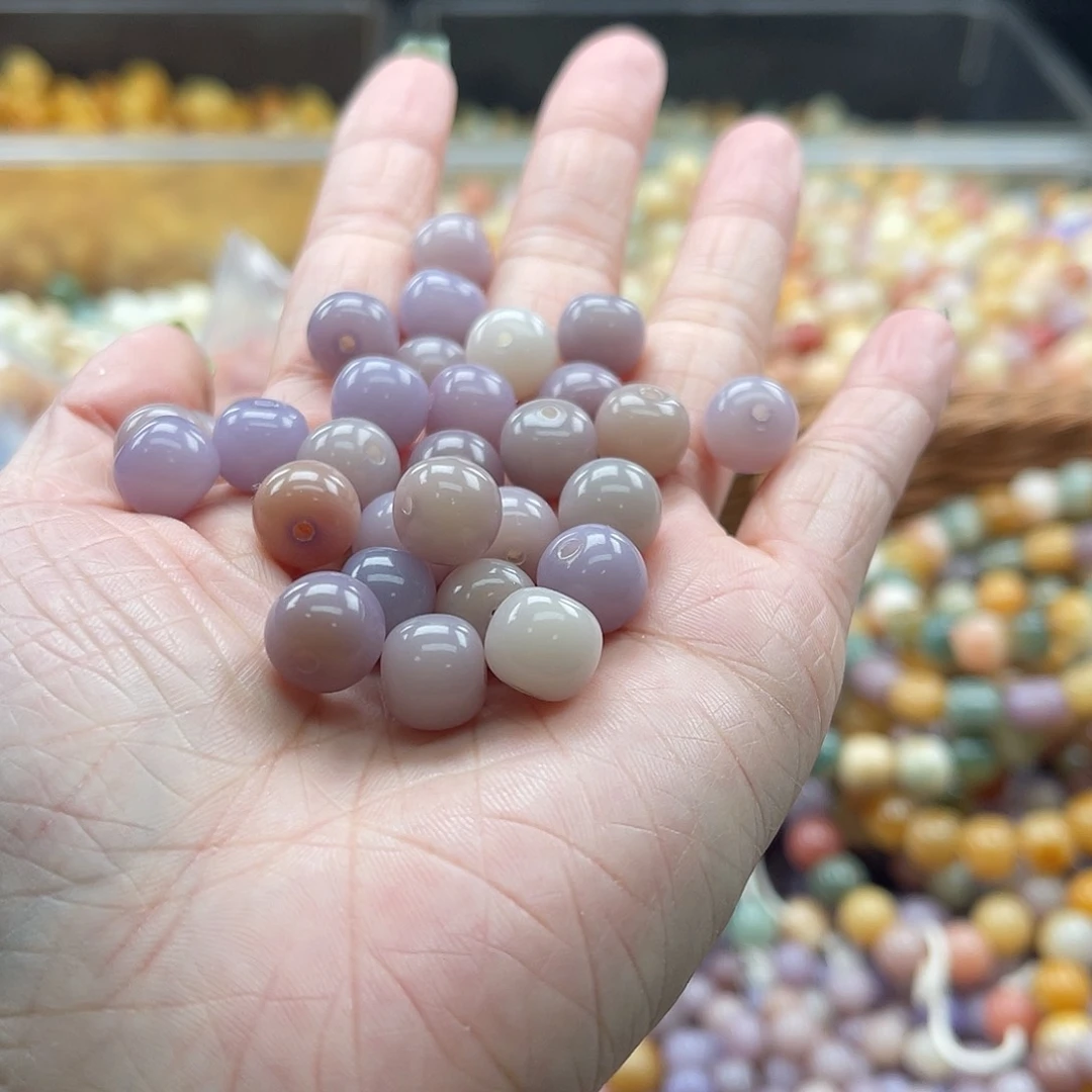 白玉菩提吊坠Q/10mm/110颗