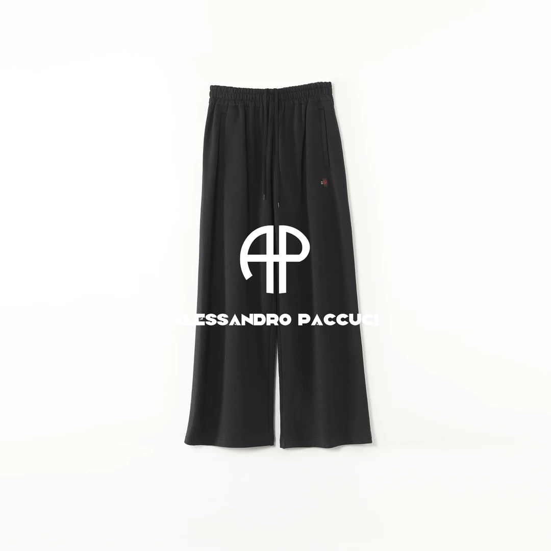 AP洛哥61006KV常规版/61007KV高个子版 100棉字母印花绣花长裤