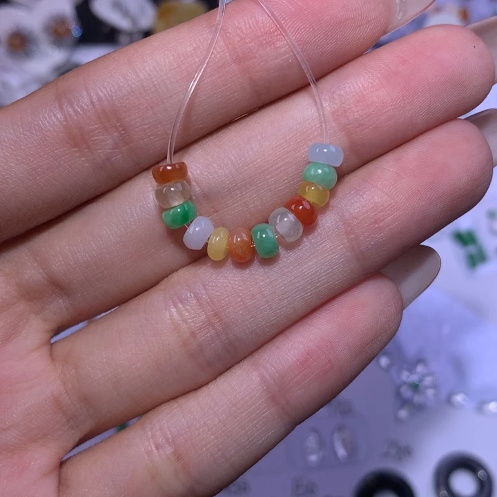 翡翠未镶嵌挂件珠子