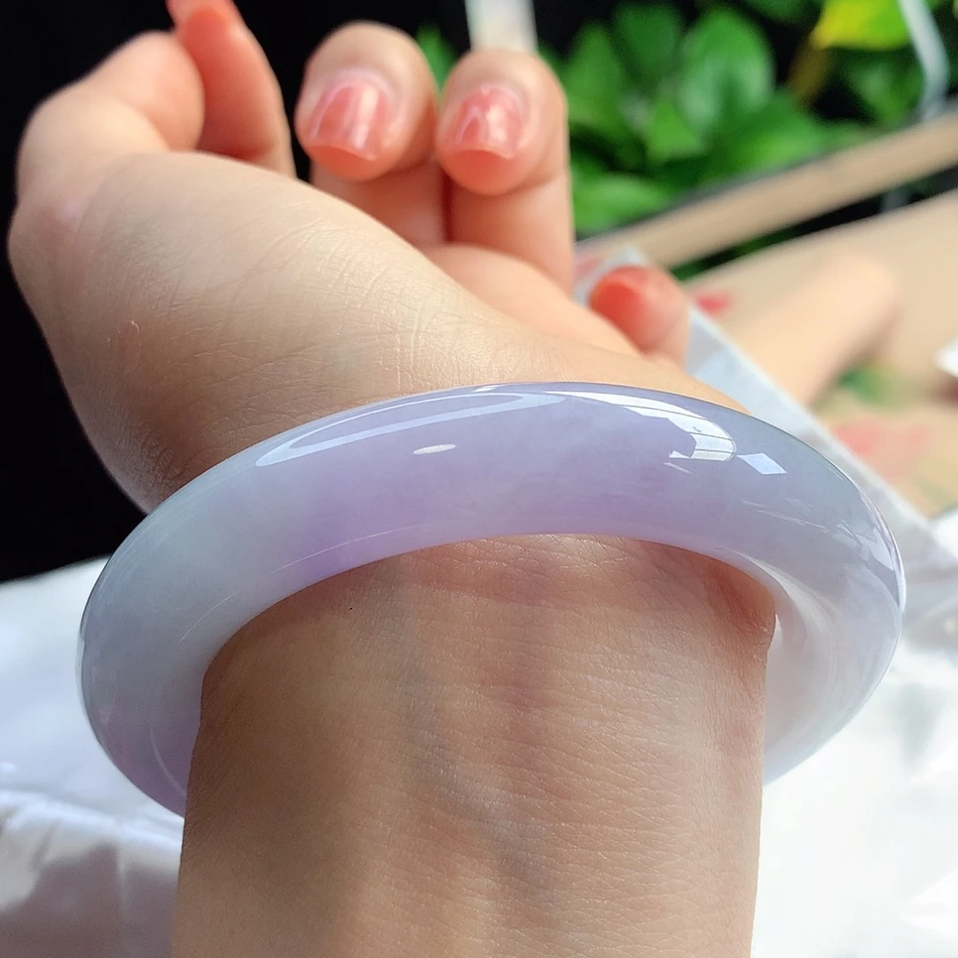 未镶嵌手镯翡翠56-57胖圆厚装小万性价比15号