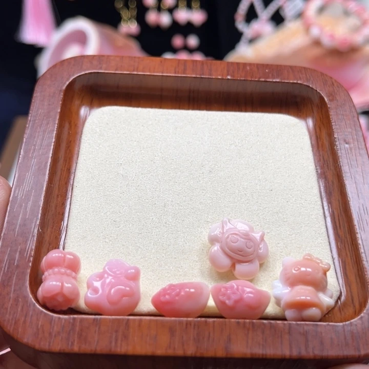 贝壳手串/手链粉贝精致小雕