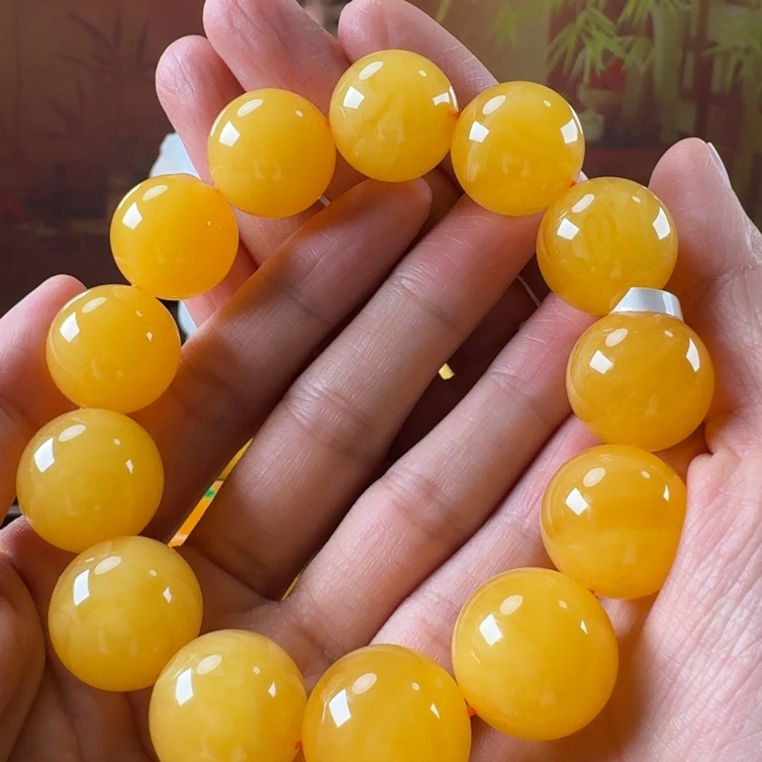 蜜蜡未镶嵌毛衣链