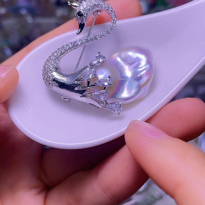 淡水珍珠合金颈饰18