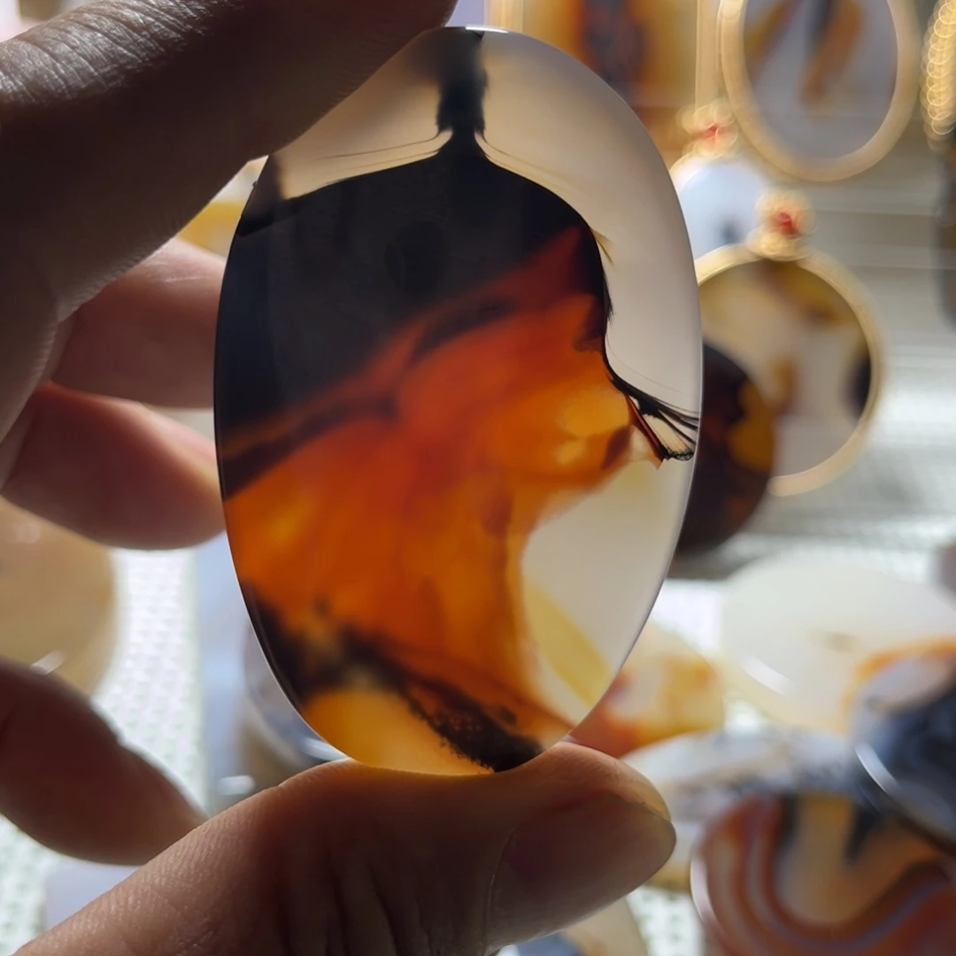 玛瑙/玉髓未镶嵌吊坠(不含链)