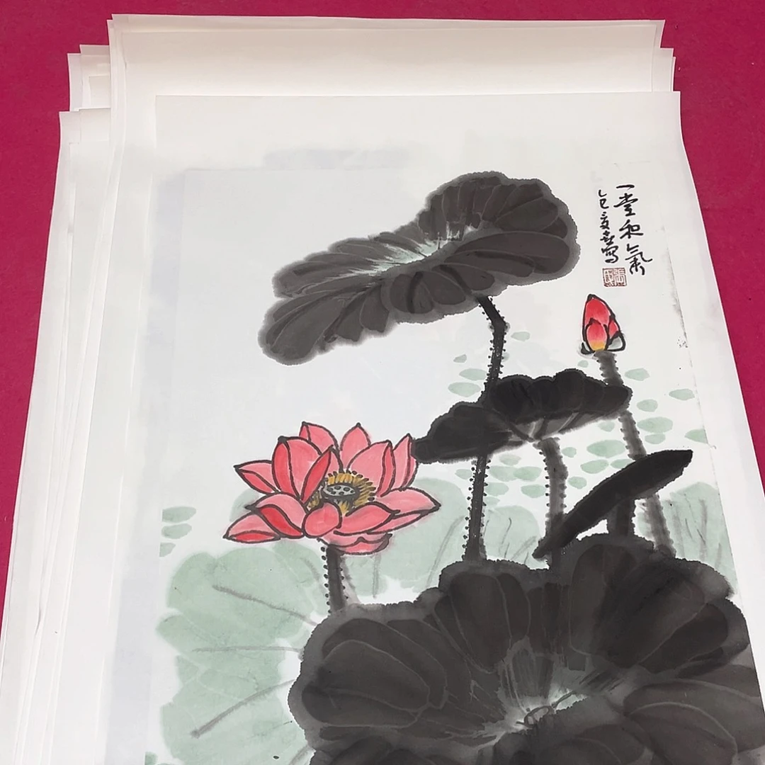 国画1.4平尺国画作品