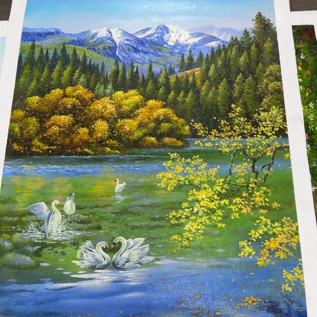 油画你在我心里是一