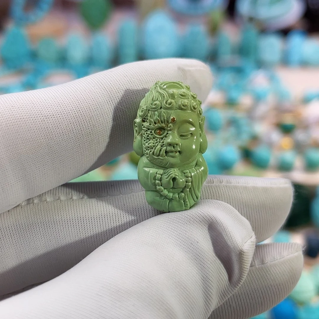 绿松石珠宝奇石未镶嵌