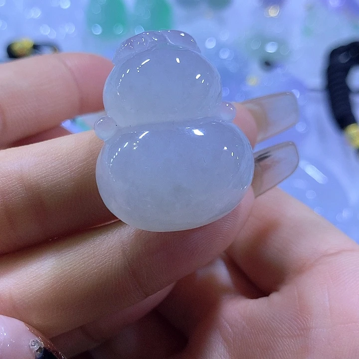 颈饰未镶嵌翡翠天然翡翠A货吊坠