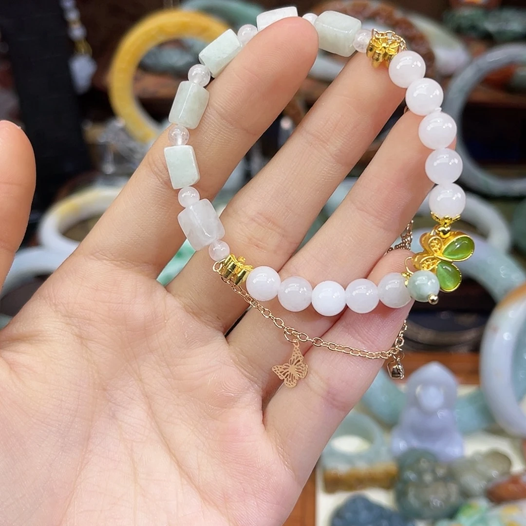 翡翠未镶嵌手链手链