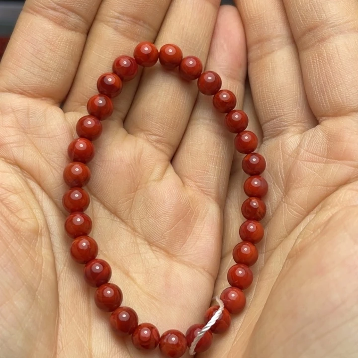 南红玛瑙手串6+未镶嵌