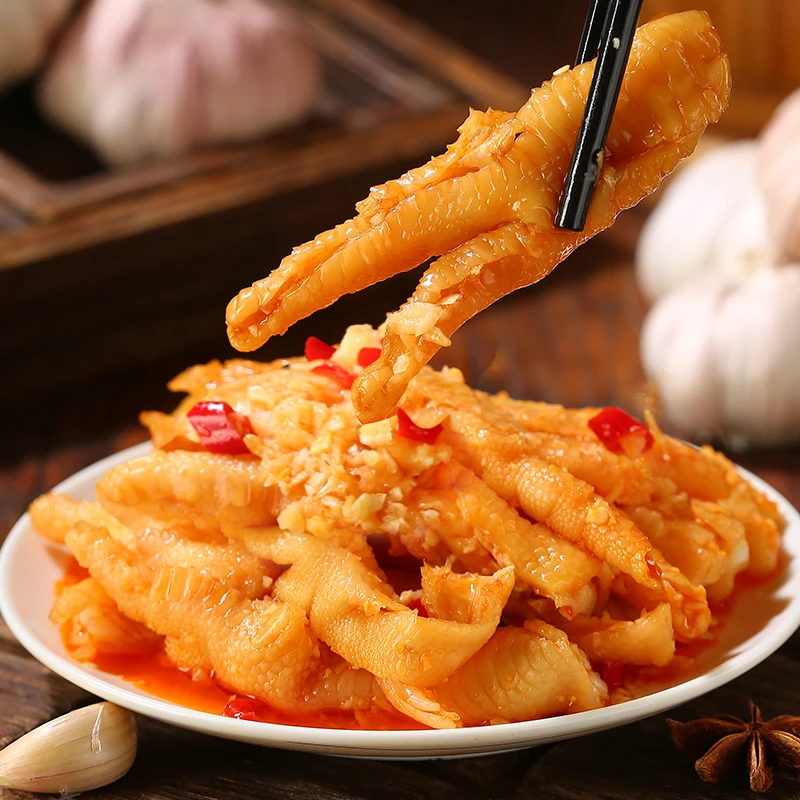 川香无骨鸡爪柠檬网红鸡爪休闲小吃解馋零食凤爪脱骨
