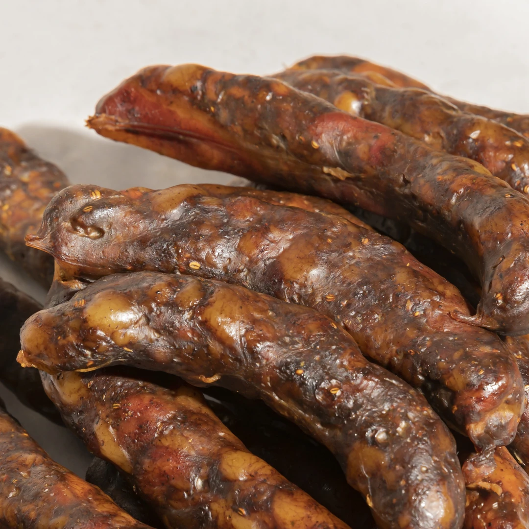 憨子食品香肠博山特色香肠自然风干晾晒淄博特产解馋休闲小零食