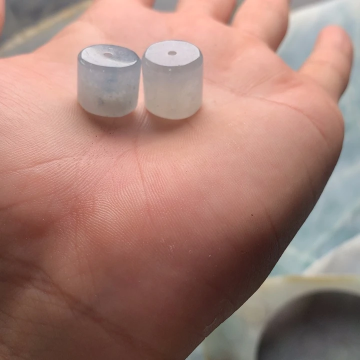 翡翠裸石糯冰有棉