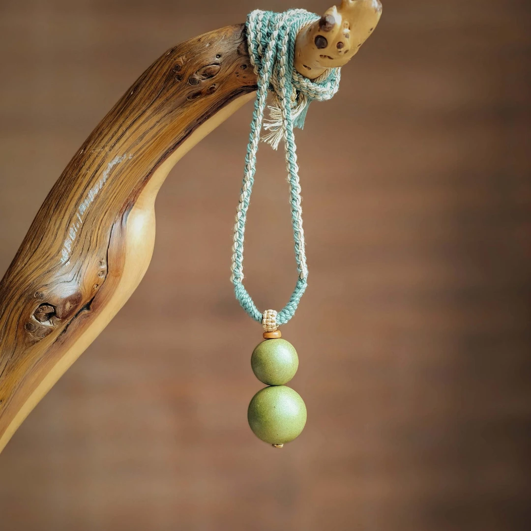 【茶萃葫芦项链】非遗制作天然合香古法炮制持久留香