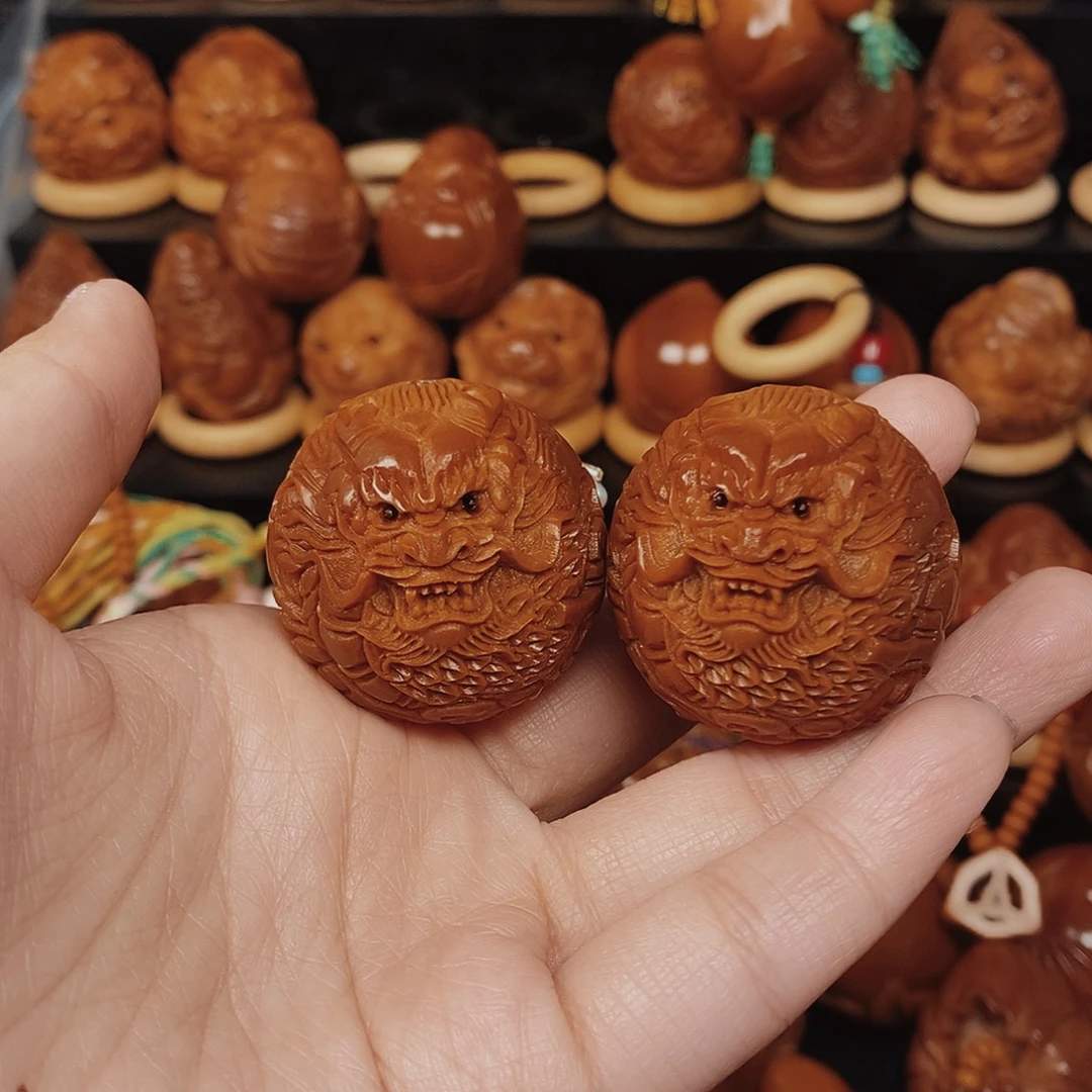 橄榄核手串/手链龙珠一对0088