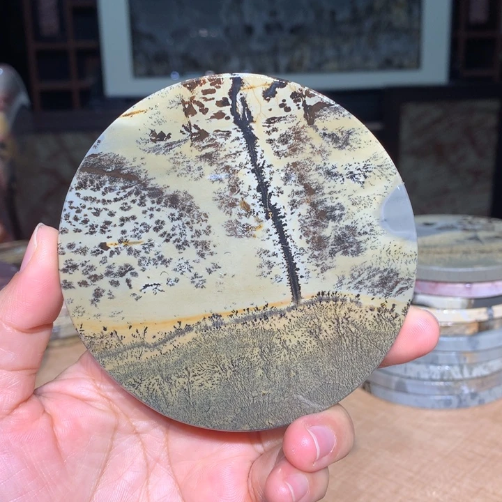 ，广西国画石摆件，收藏观赏