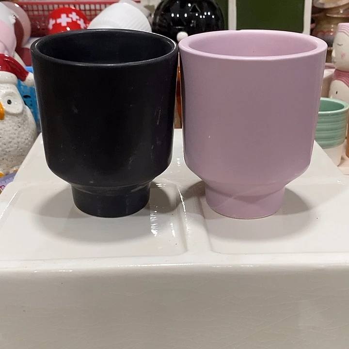 摆件陶盆有孔 微瑕介意勿拍
