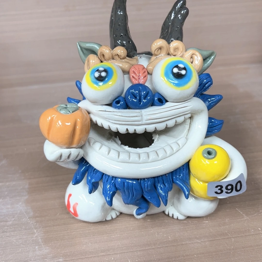 摆件直播间手工陶瓷摆件390