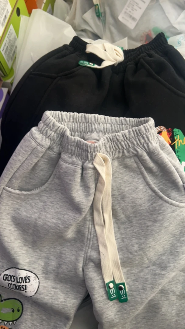 儿童米ka摇粒绒小卫裤