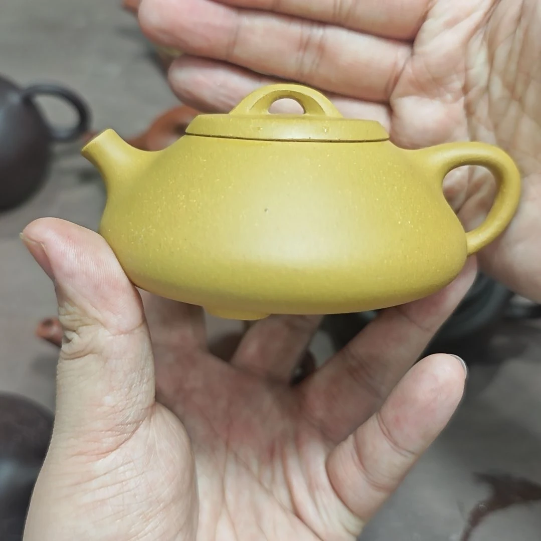 丛***航茶壶紫砂段泥任瓢170cc