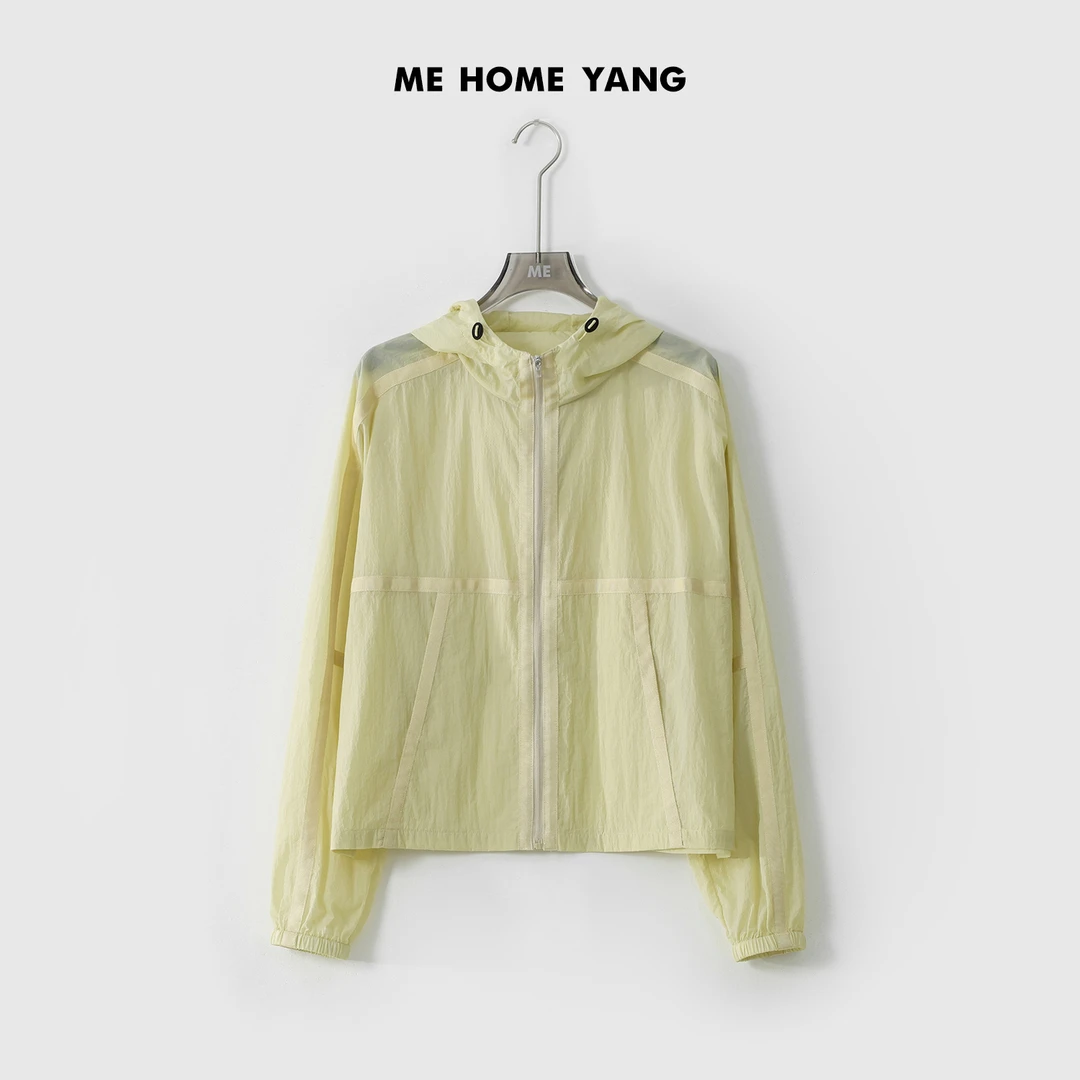 ME【芒果防晒衣】轻薄户外机能感时尚百搭宽松休闲连帽外套MESS2607