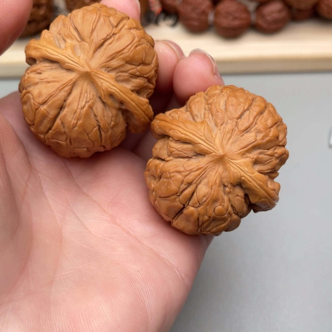 文玩核桃把件甲骨文38