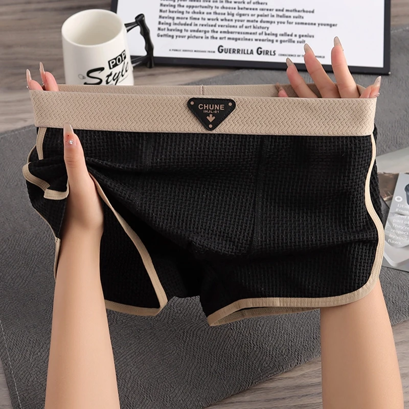 【双11好物】男款冰丝内裤男时尚运动平角裤夏季薄款透气舒适四角裤