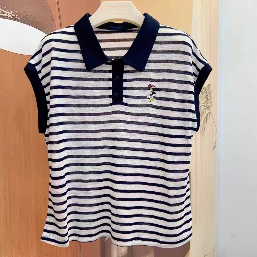 减龄PoIo领短袖＋休闲半身裙-XMG6089