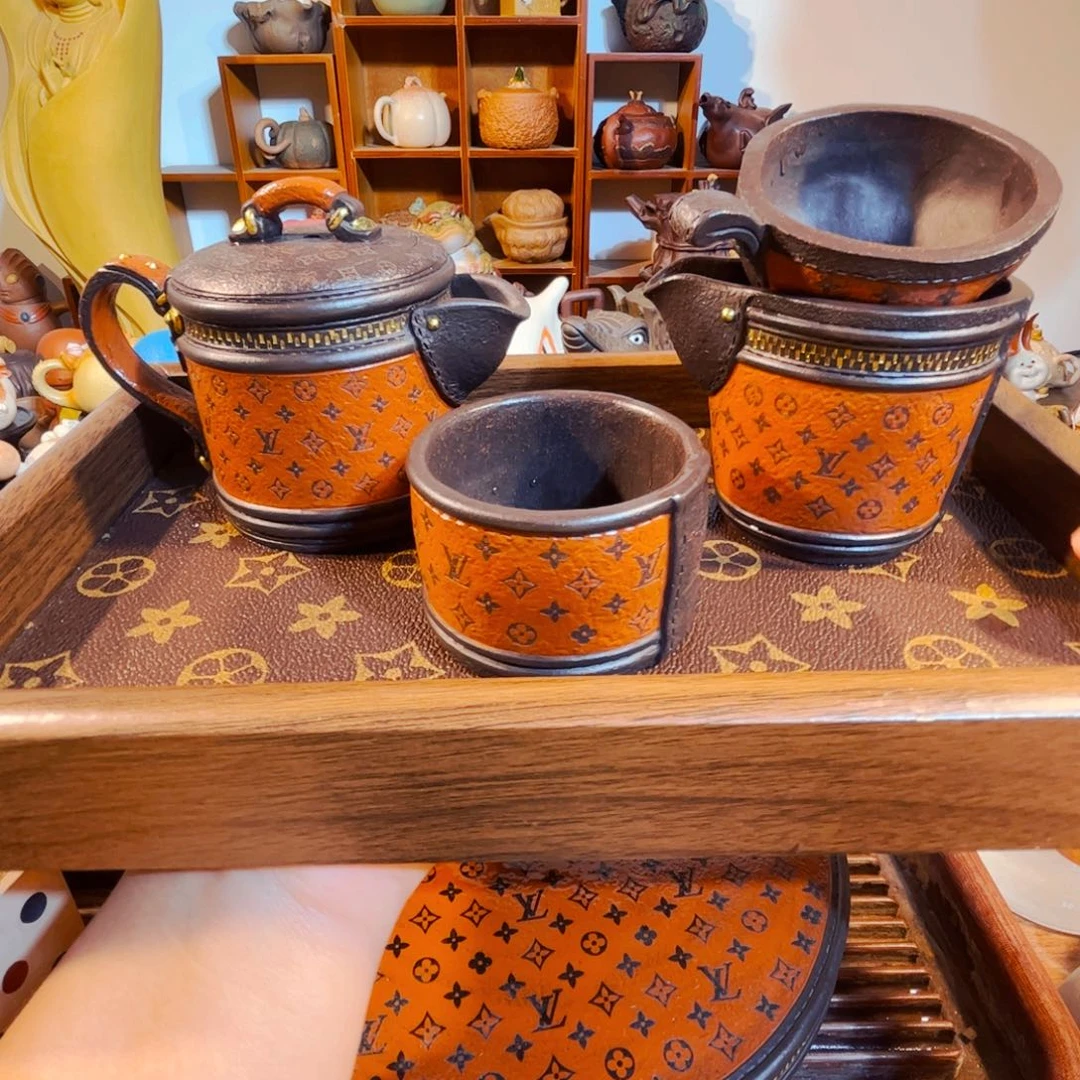 敲***头紫砂茶叶盒纯手工制作过程就是